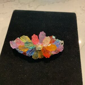Vintage Lucite Colorful Hair Clip